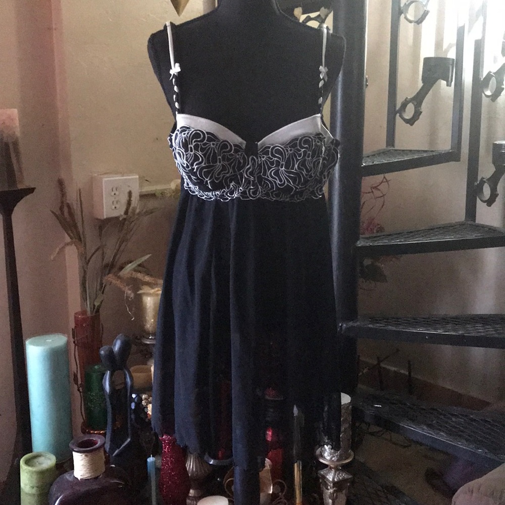 NWOT Cacique Black Chemise Slip Plus